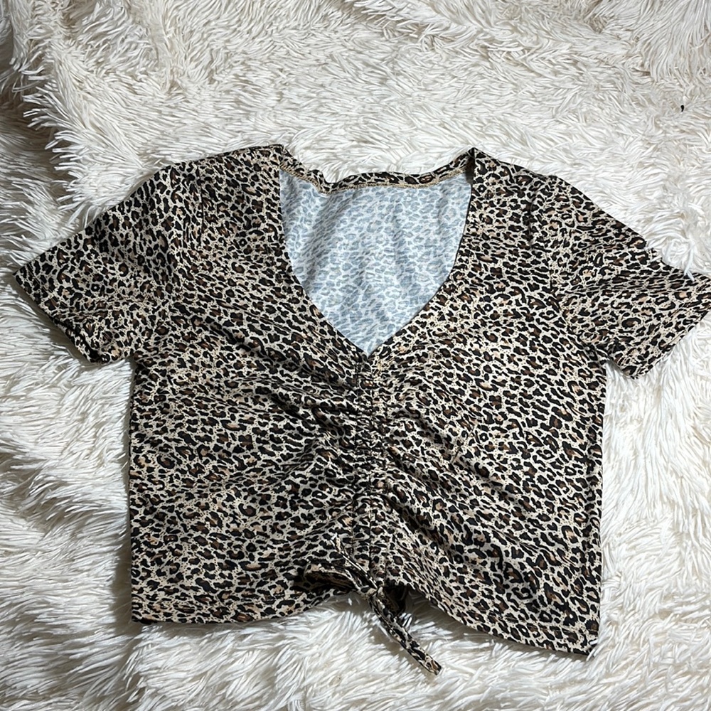 Cheetah print shirt